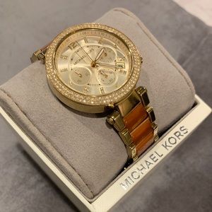 Michael Kors Gold Tortoiseshell Women's watch
